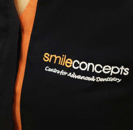 smile concepts logo black